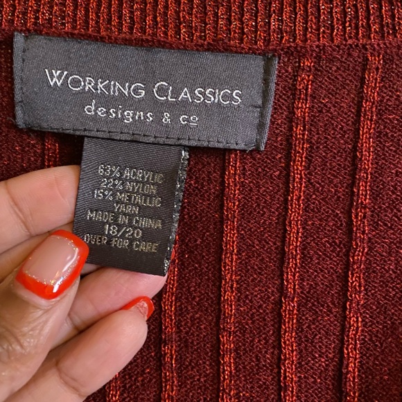 Rust Color Cardigan - Picture 2 of 2